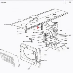 SUPPORT HOOD MF-385(233312 – 11694194F)