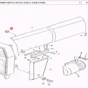 HOOD SIDE RH (MF240,260)(23332 – 123312F)