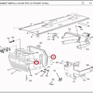 MOULDING FRONT(238005 – 16249196)
