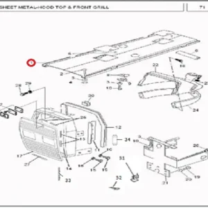 HOOD TOP (MF350)(238026 – 1238013F)