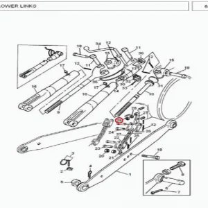 NUT 1/2-20 LOWER LINK 240 (25006 – 125006)
