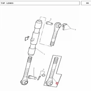ASSY END IMPLEMENT CAT 2(25030 – 1183615)