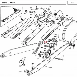 BRACKET MF/240 CHEK CHAIN(25052 – 125052L)