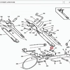NUT-LOCK 3/4  16 LOWER LINK 260-385(253132 – 1253132)