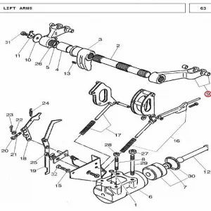 ASSY. HYD ARM LIFT 240(26021 – 1885444)