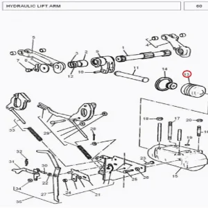 PISTON HYD.MF/375 (263052 – 11693921)