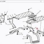 SUPPORT REAR LH FOOT STEP(303081)