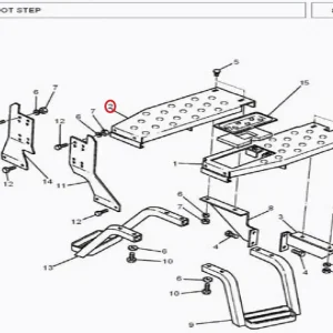 STEP PLATFORM RH 385(303801 – 11694027)