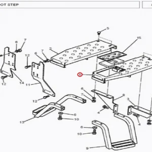 STEP PLATFORM LH 385(303802 – 11694028)