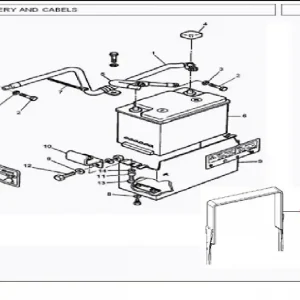 STRIP BTRY. BOX(303804 – 1303804S1)