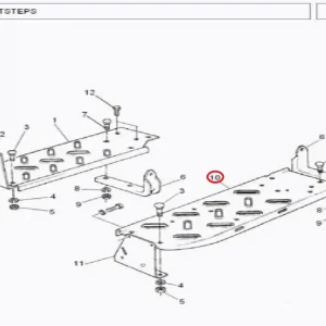 STEP PLATFORM LH (MF240,260)(30450 – 1897262F)