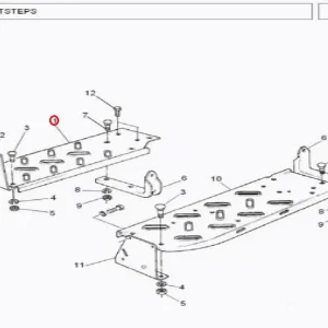 STEP PLATFORM RH (MF240,260)(30451 – 1880096F)