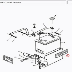 CLAMP BATTERY 385(313080 – 1313080S1)