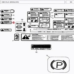 DECAL RADIATOR CAP(33046 – 133046)
