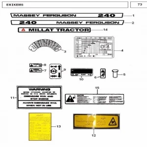 DECAL SERVICE INST(33801 – 133801)