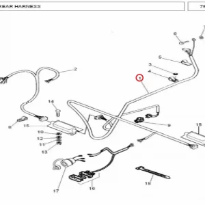 ASSY HARNESS REAR(34016 – 134016)
