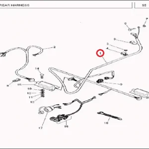 ASSY. HARNESS REAR(34188 – 134188)