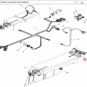 LAMP REAR IND STOP RH (343307 – 1343307)