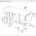 FENDER LH WITH MULTIPLE HOLES(345008 - 1345008)