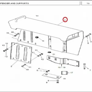 FENDER RH WITH MULTIPLE HOLES(345009 – 1345009)