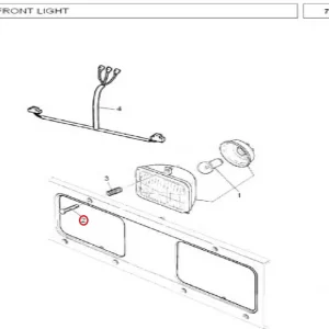 HEAD LAMP SCREW 10 – 32 UNF – 2A(35053 – 135053)