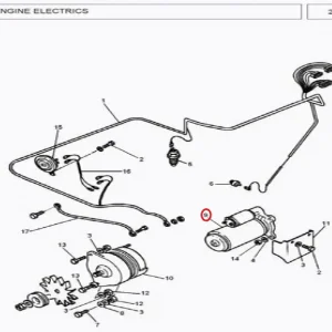 STARTER MOTOR (MF385)(353001 – 13763362)