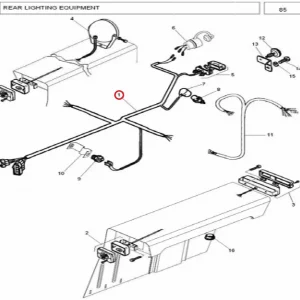 ASSY. HARNESS REAR(373202 – 1373202)