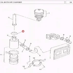RUBBER COLLER PRE CLEANER(455002 – 1455002)