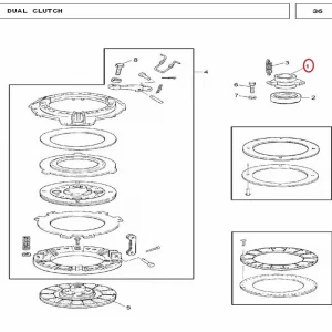 CARRIER (CLUTCH SHIFTER 385)(46005 – 1886727)