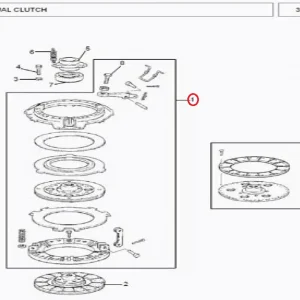 COVER CLUTCH 240(46040 – 11867438)