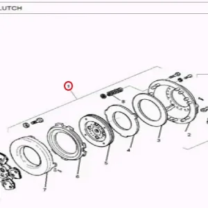 COVER CLUTCH 385(463801 – 13701003)
