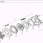 PLATE CLUTCH (MF385)(463802 - 13610274)