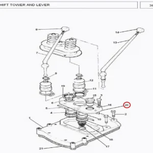 COVER GEAR LEVER(473005 – 13597740)