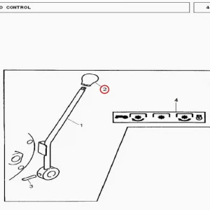 KNOB PTO LEVER(49002 – 11877461)
