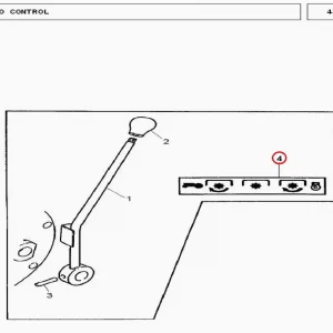 DECAL LIVE PTO LEVER