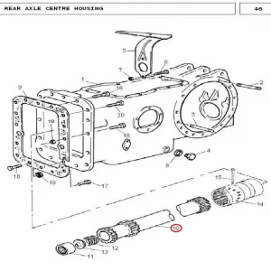 SHAFT REAR DRIVE 240(50004 – 1886548)