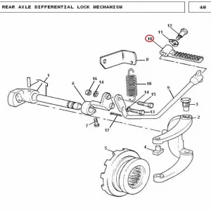 BRAKE PEDAL(50016 – 1192779)