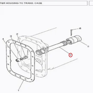 SHAFT-REAR DRIVE 385 4X4(503012 – 1503012)