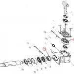 CROWN & PINION SET JF40/50/60(560211 - 5560211)
