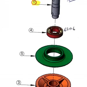 SHAFT OF HELICOIDAL CROWN JF90Z(560275 – 5560275)