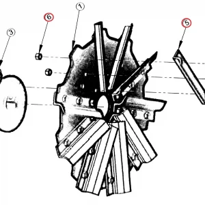 SET OF ROTOR KNIVES JF90/92 Z10(560425 – 5560425)