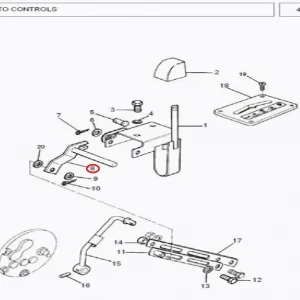 LEVER PTO CONTROL(713033 – 13612840)