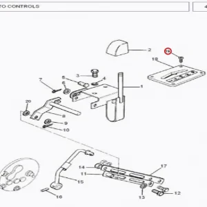 SCREW- PAN HEAD M6X16