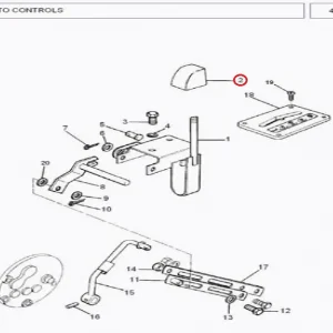 KNOB PTO LEVER 385(713051 – 13595275)