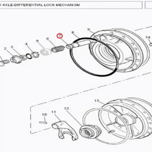 SHAFT DIFF LOCK(733061 – 13613150)