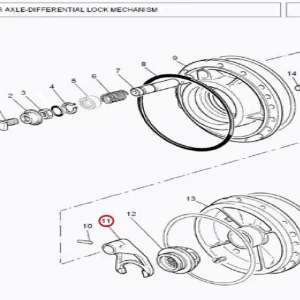 FORK DIFF LOCK (OLD NO 105004)(733062 – 1906807L)