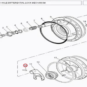 PIN ROLL LOCK FORK(733063 – 1733063)