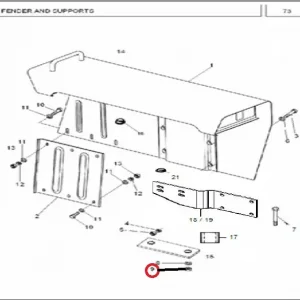 NUT 3/4-10 FENDER SUPP 375/385(813033 – 1813033)