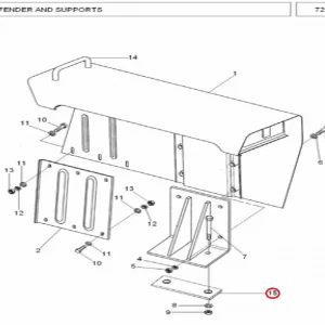 PLATE AXLE HOUSING(815002 – 1815002)