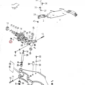 HUB NUT REAR(82365434051)